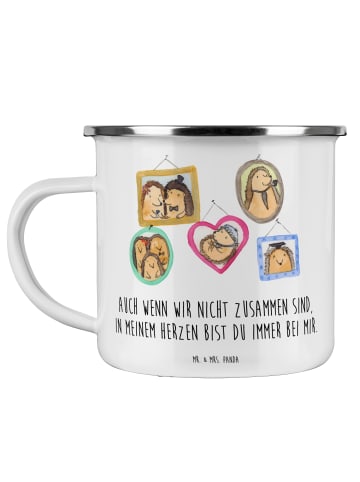 Mr. & Mrs. Panda Wanderbecher Trennung von den Eltern mit Spruch in Weiß