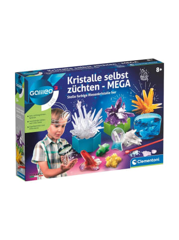 Clementoni Experimentierkasten Galileo - Kristalle selbst züchten - Mega