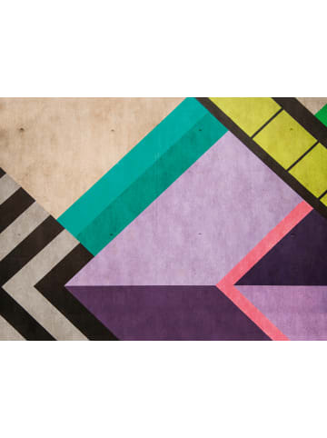 A.S. Création Tapete Geometric Pop in Lila-Türkis 