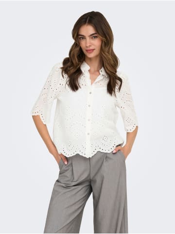 ONLY VALAIS S/S SHIRT WVN NOOS in Cloud Dancer