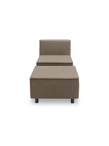 58 aufm Kessel GARTENLOUNGE Set 1 Brandie 146x77x176 mit Outdoorbezug in braun