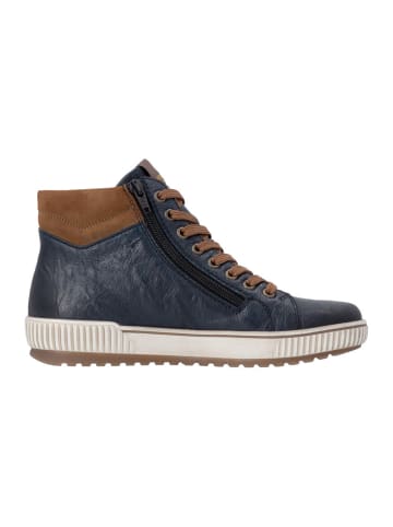 remonte Schnürstiefeletten Basic in Dunkelblau