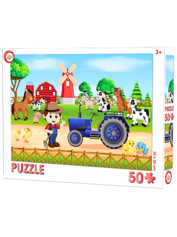 Toy Universe 50tlg. Kinderpuzzle Bauernhof in Bunt