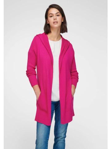 EMILIA LAY Strickjacke Hooded cardigan in wool mix in pink