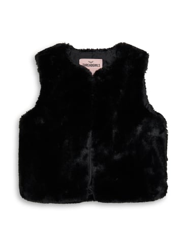 Threadgirls Weste THB Soft Fur Gilet Belle in Schwarz