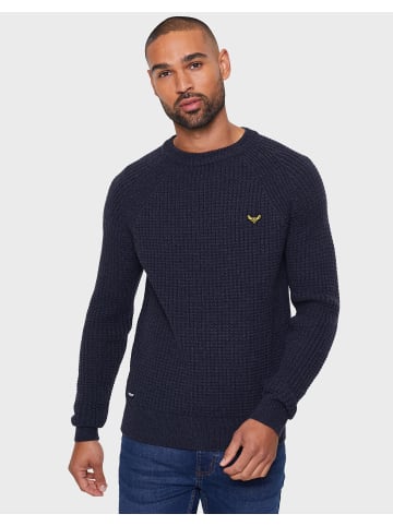 Threadbare Strickpullover Macsen in Navy / Deep Blue Melange
