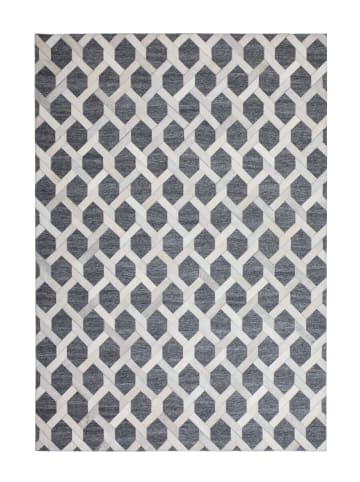 Kayoom Kurzflor Teppich Chimera 125 in grau - rechteckig