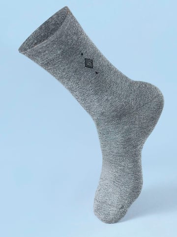 Rogo Herren-Socken in hellgrau