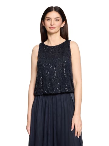 Vera Mont Pailletten-Top im Glitzer-Look in Night Sky