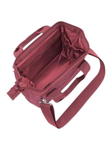 Reisenthel allrounder cross - Schultertasche 24 cm (twist maroon) in twist maroon