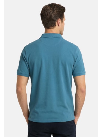 Casa moda Poloshirt Basic in Blau / petrol
