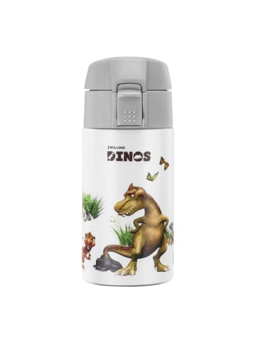 Zwilling Bottle Trinkflasche Dinos Edelstahl in Weiß