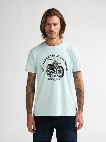 Petrol Industries T-Shirt mit Print Fumarola in Grün