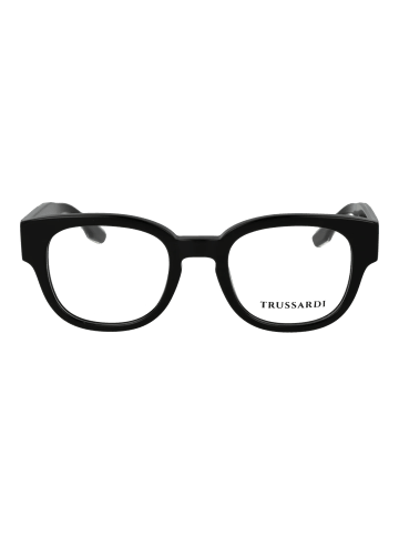 Trussardi Unisex Optische Fassungen Panto Schwarz