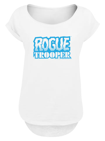 F4NT4STIC Long Cut T-Shirt Rogue Trooper Comic Book Blue Logo in weiß