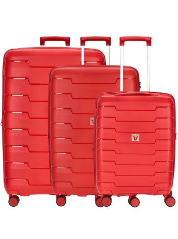 Roncato Skyline - 4-Rollen-Trolley-Set 3tlg. in rosso