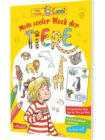 Carlsen Buch - Conni Gelbe Reihe (Beschäftigungsbuch): Mein cooler Block der Tiere