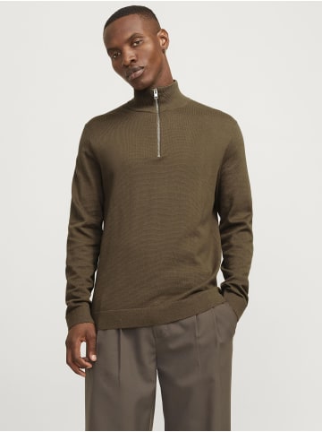 Jack & Jones Strickpullover in Shitake