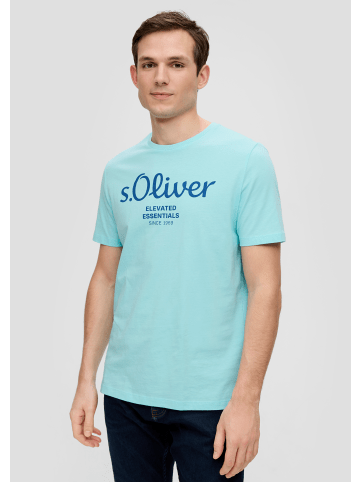 s.Oliver T-Shirt kurzarm in Türkis