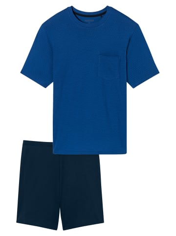 Schiesser Schlafanzug Comfort Essentials in Indigo