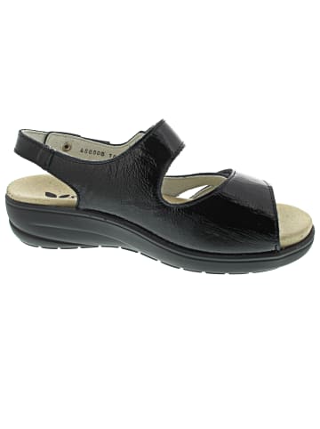 Goldkrone Sandale Schwarz