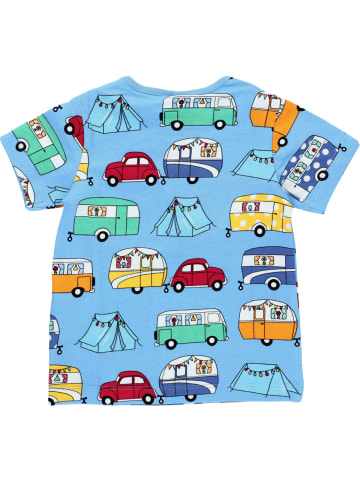 Villervalla T-shirts Wohnwagen in blau