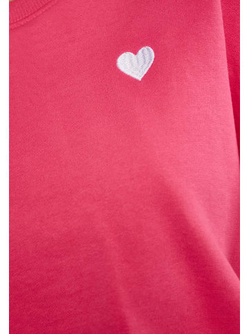 Swirly Damen Sweatshirt in Pink