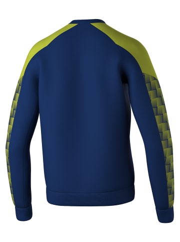 erima Unisex Erwachsene, Erwachsene Sweatshirt in new navy/lime
