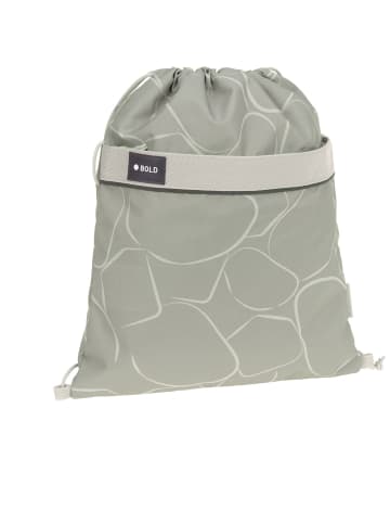 Bold School String Bag Curve sage in grün