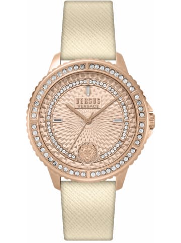 Versace Analoguhr für Damen in beige