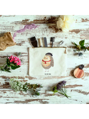 Mr. & Mrs. Panda Kulturtasche Eule Frankreich ohne Spruch in Weiß