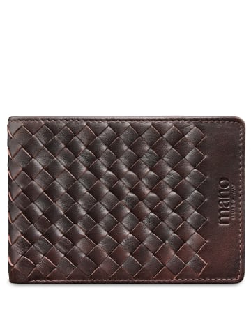 mano Don Luca - Geldbörse 13 cm (dunkelbraun) in dunkelbraun