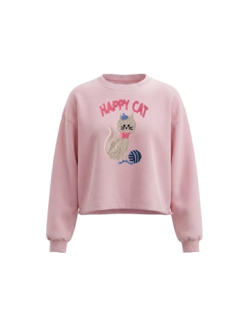 myMo Women Sweatshirt in Light Rose