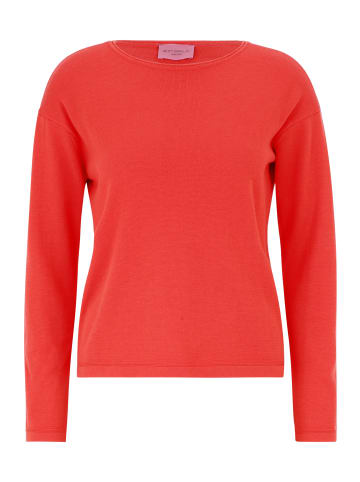 Betty Barclay Basic-Strickpullover mit Rundhalsausschnitt in Poppy Red