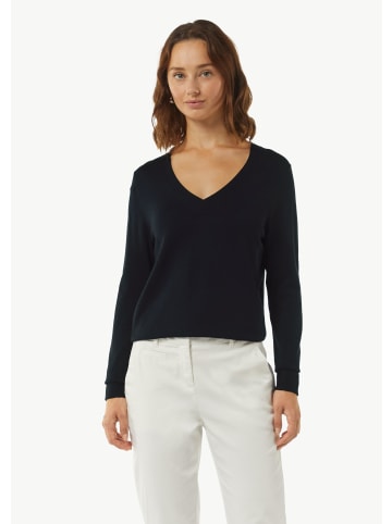 comma Strickpullover langarm in Blau