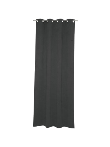 ESPRIT Blickdichter Ösenvorhang HARP in Dunkelgrau