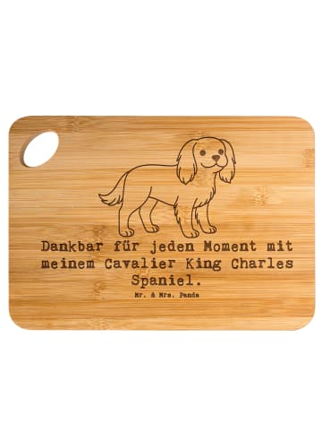 Mr. & Mrs. Panda Frühstücksbrettchen Cavalier King Charles Spani... in Braun
