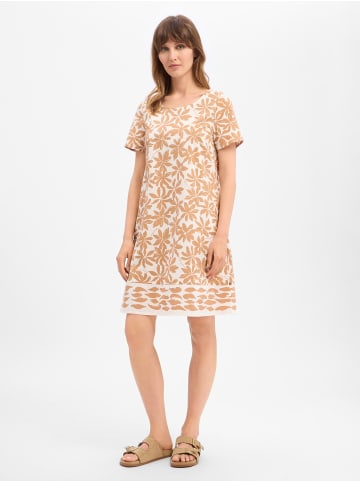 Robe Légère Kleid in beige weiß - 0001