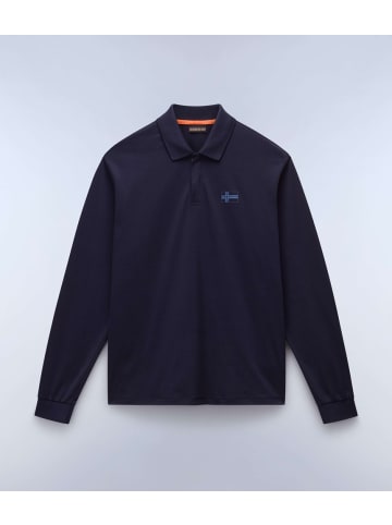 Napapijri Polo "E-Sorano Ls" in Blau