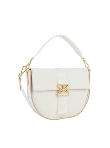Bogner Schultertasche 'Zuoz Cassy in Weiß 21,50 x 17,50 x 6,00 cm'