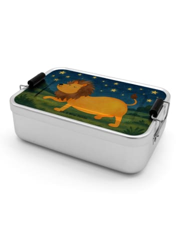 Mr. & Mrs. Panda Bento Box Sternzeichen Löwe Design ohne Spruch in Weiß