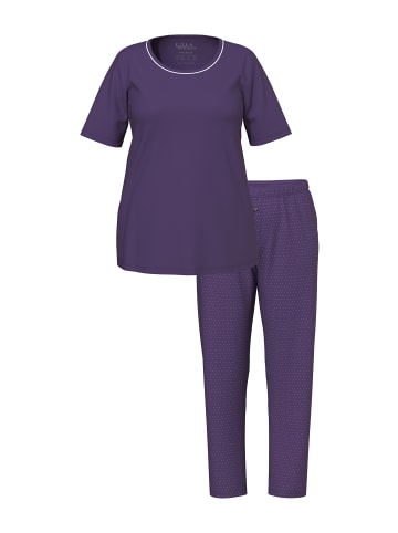 Ulla Popken Pyjama in aubergine