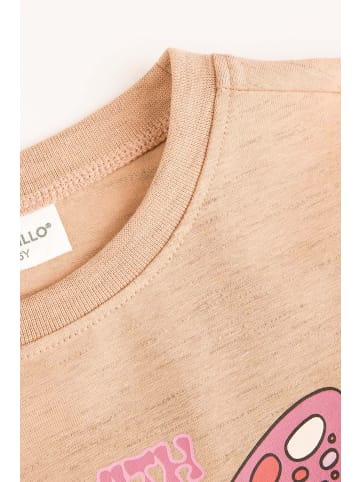 Coccodrillo Tunika mit langen Ärmeln in beige