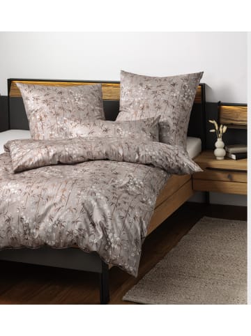 Janine Janine Interlock-Jersey-Bettwäsche Carmen S in mocha mousse kupfer