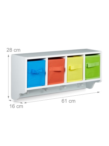 relaxdays 2x Kindersitzbank - (B)81 x (H)35,5 x (T)29 cm