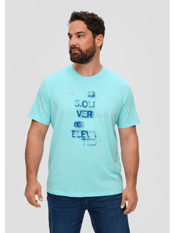 s.Oliver T-Shirt kurzarm in Türkis