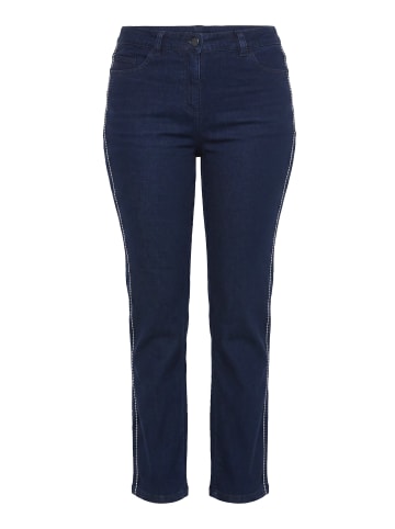 Ulla Popken Jeans in dark blue denim
