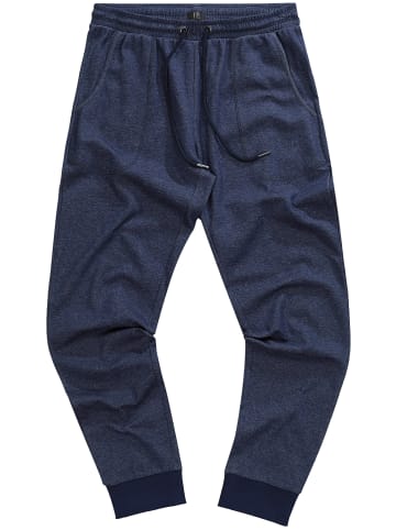 JP1880 Langer Schlafanzug in navy blau