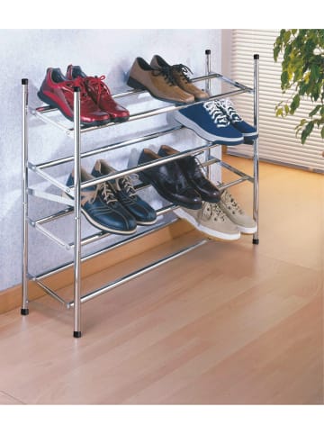 Wenko Schuhregal ausziehbar in Chrom