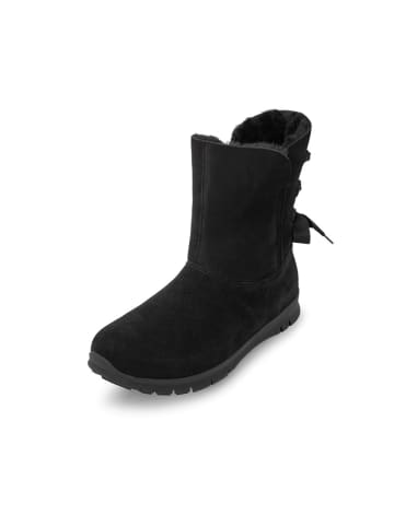 VITAFORM Veloursleder & Doubleface Stiefeletten in schwarz